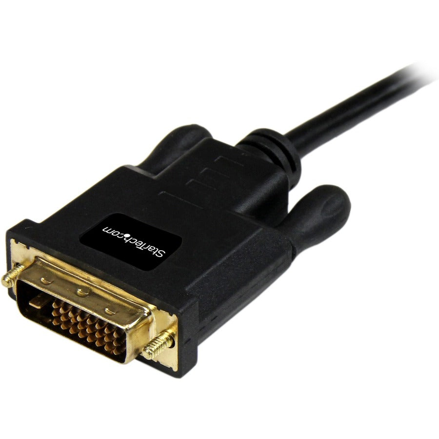 StarTech.com 3ft Mini DisplayPort to DVI Cable, Mini DP to DVI-D Adapter/Converter Cable, 1080p Video, mDP 1.2 to DVI Monitor/Display MDP2DVIMM3B