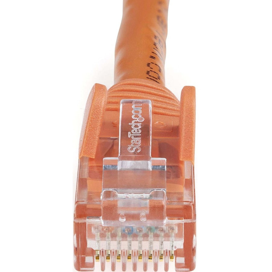 StarTech.com 10ft CAT6 Ethernet Cable - Orange Snagless Gigabit - 100W PoE UTP 650MHz Category 6 Patch Cord UL Certified Wiring/TIA N6PATCH10OR