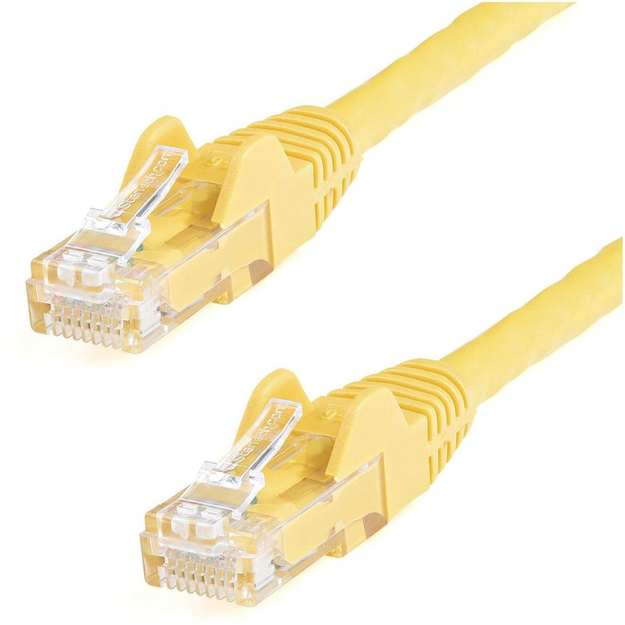 StarTech.com 7ft CAT6 Ethernet Cable - Yellow Snagless Gigabit - 100W PoE UTP 650MHz Category 6 Patch Cord UL Certified Wiring/TIA N6PATCH7YL