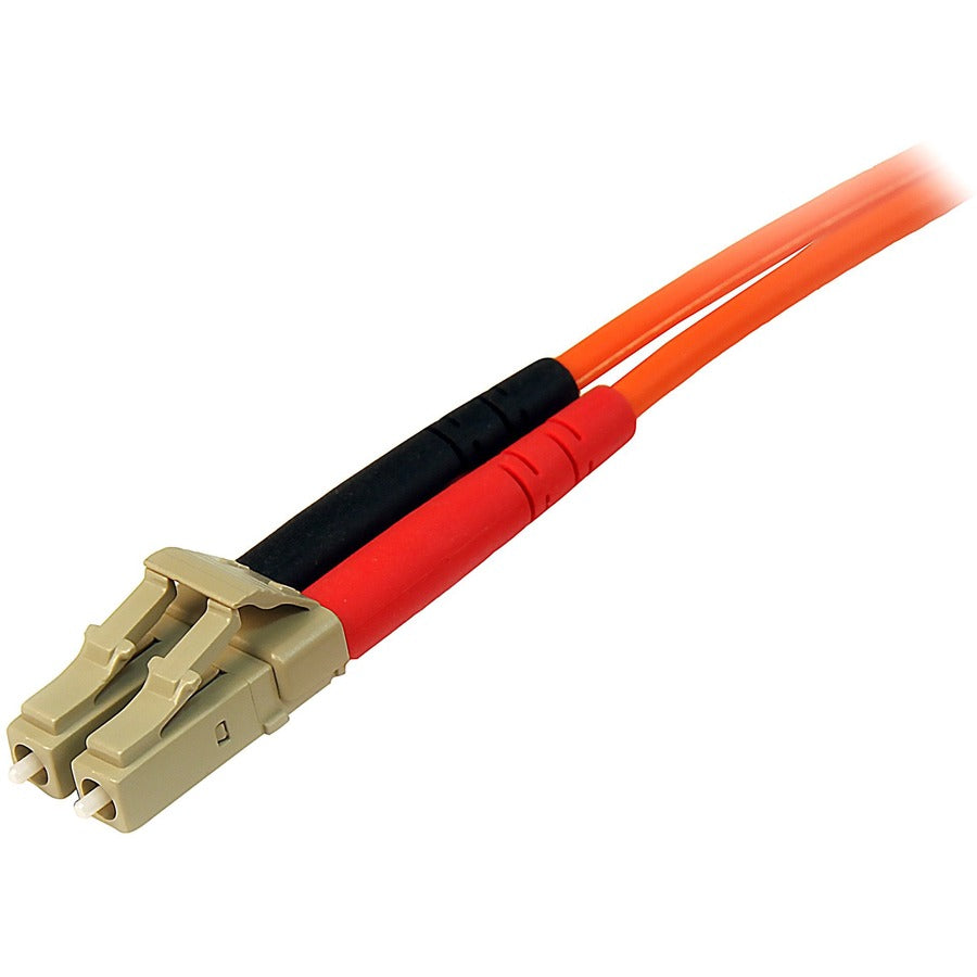 StarTech.com Câble fibre optique 3 m - Duplex multimode 50/125 - LSZH - LC/LC - OM2 - Câble de raccordement fibre LC vers LC 50FIBLCLC3