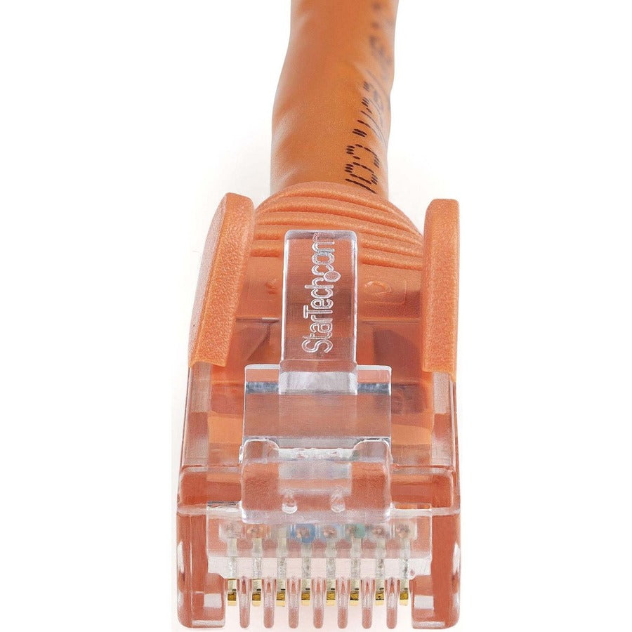 StarTech.com 7ft CAT6 Ethernet Cable - Orange Snagless Gigabit - 100W PoE UTP 650MHz Category 6 Patch Cord UL Certified Wiring/TIA N6PATCH7OR