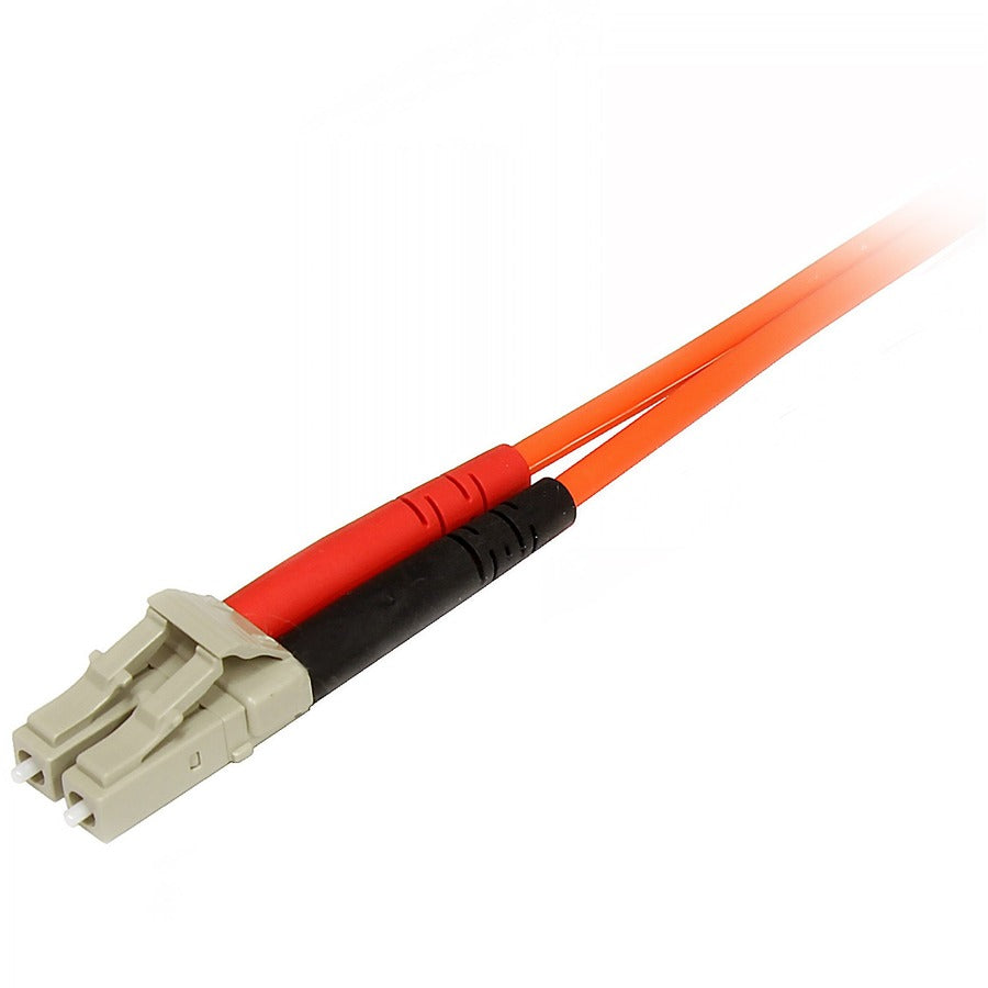 StarTech.com Câble fibre optique 2 m - Duplex multimode 50/125 - LSZH - LC/SC - OM2 - Câble de brassage fibre LC vers SC 50FIBLCSC2