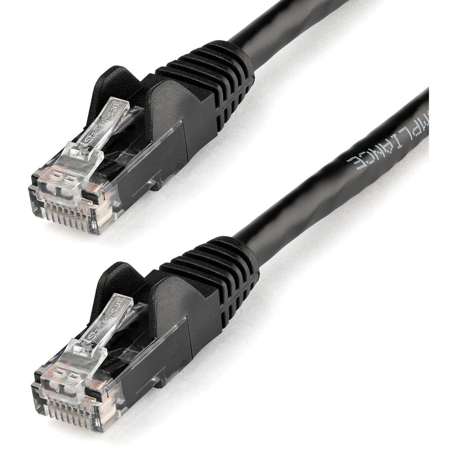 StarTech.com 50ft CAT6 Ethernet Cable - Black Snagless Gigabit - 100W PoE UTP 650MHz Category 6 Patch Cord UL Certified Wiring/TIA N6PATCH50BK