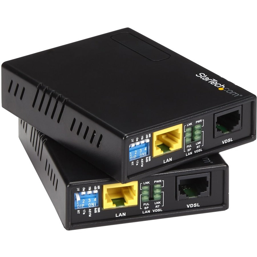 StarTech.com 10/100 VDSL2 Ethernet Extender Kit over Single Pair Wire ? 1km 110VDSLEXT