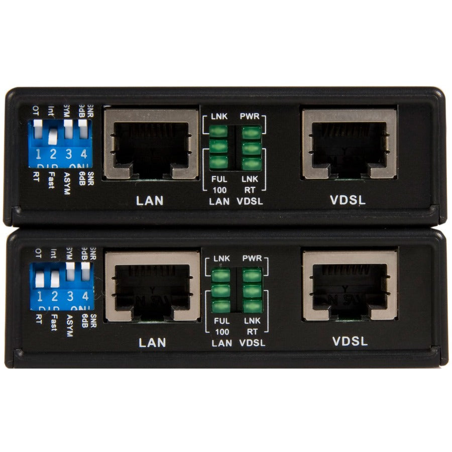 StarTech.com 10/100 VDSL2 Ethernet Extender Kit over Single Pair Wire ? 1km 110VDSLEXT