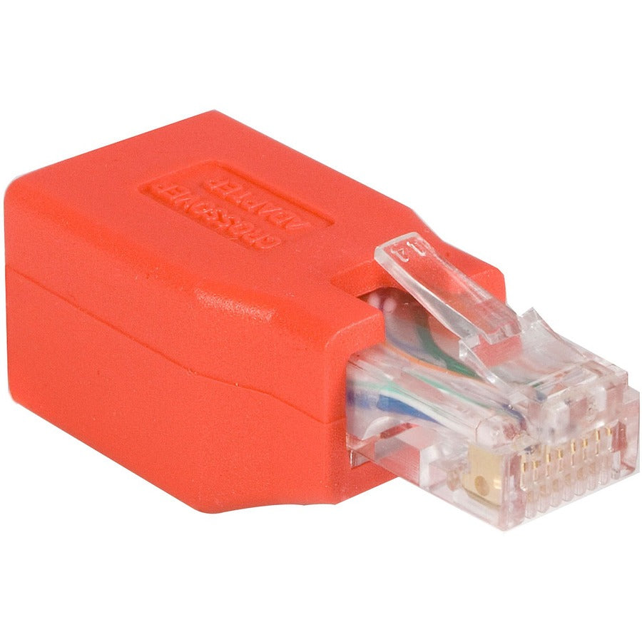 StarTech.com StarTech.com Crossover adapter - RJ-45 (M) - RJ-45 (F) - Gigabit - ( CAT 6 ) - red C6CROSSOVER