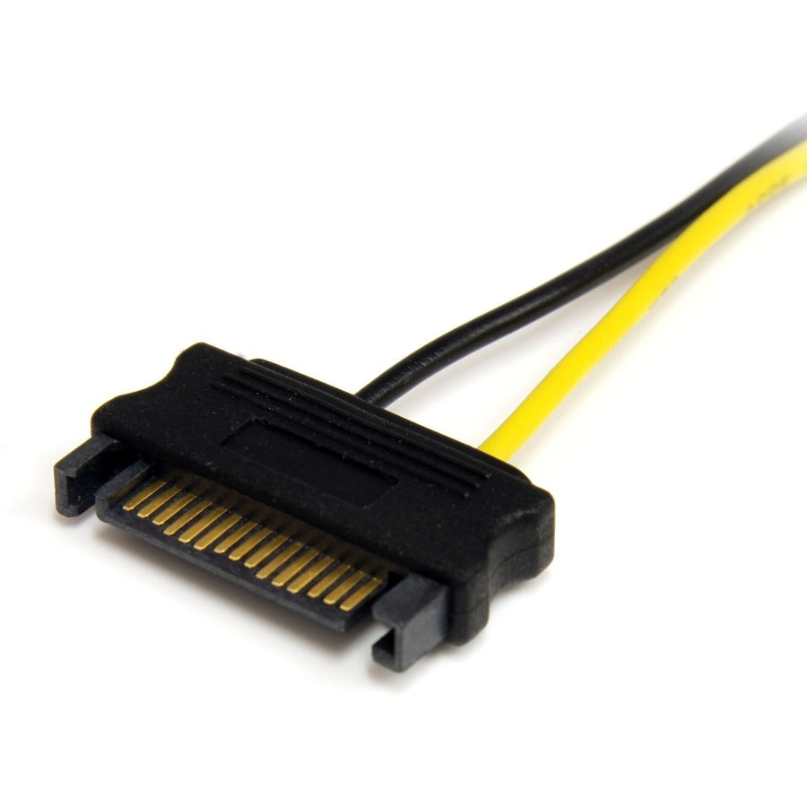 Star Tech.com 6in SATA Power to 8 Pin PCI Express Video Card Power Cable Adapter SATPCIEX8ADP