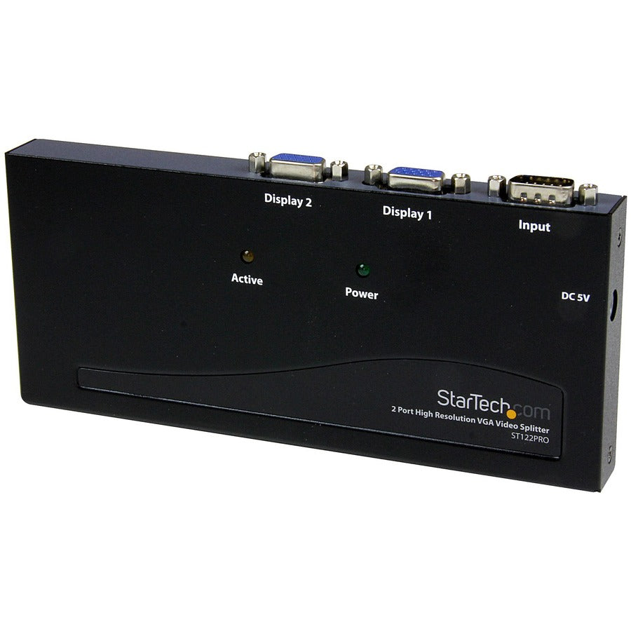 StarTech.com Répartiteur vidéo VGA haute résolution 2 ports - 350 MHz ST122PRO