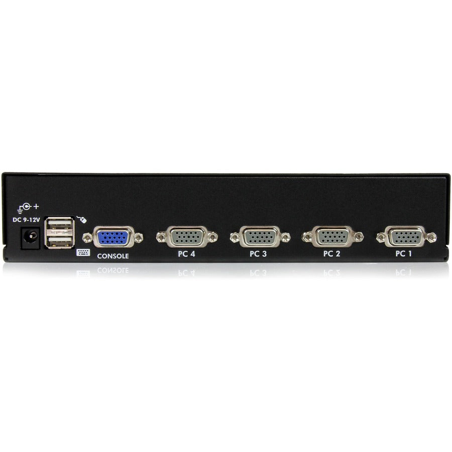 StarTech.com Commutateur KVM USB 4 ports 1U monté en rack avec OSD SV431DUSBU