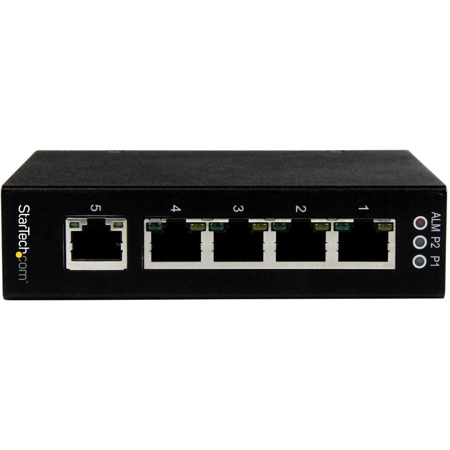 StarTech.com Switch Ethernet Gigabit industriel non géré à 5 ports - Rail DIN / Montage mural IES51000