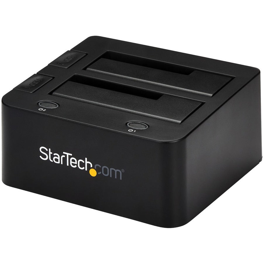 StarTech.com Dual-Bay USB 3.0 to SATA and IDE Hard Drive Docking Station, 2.5/3.5" SATA III and IDE (40 pin), SSD/HDD Dock, Top-Loading UNIDOCKU33