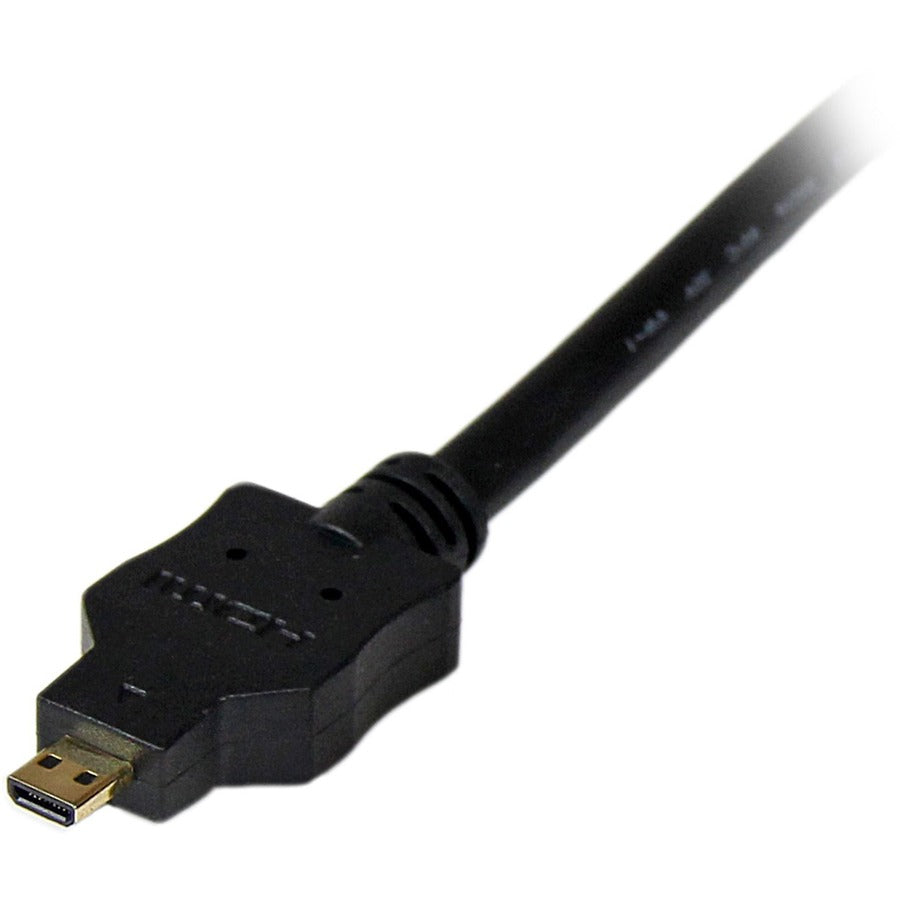 StarTech.com Câble micro HDMI vers DVI de 2 m, câble adaptateur micro HDMI vers DVI, câble convertisseur micro HDMI Type-D vers DVI-D pour moniteur/écran HDDDVIMM2M