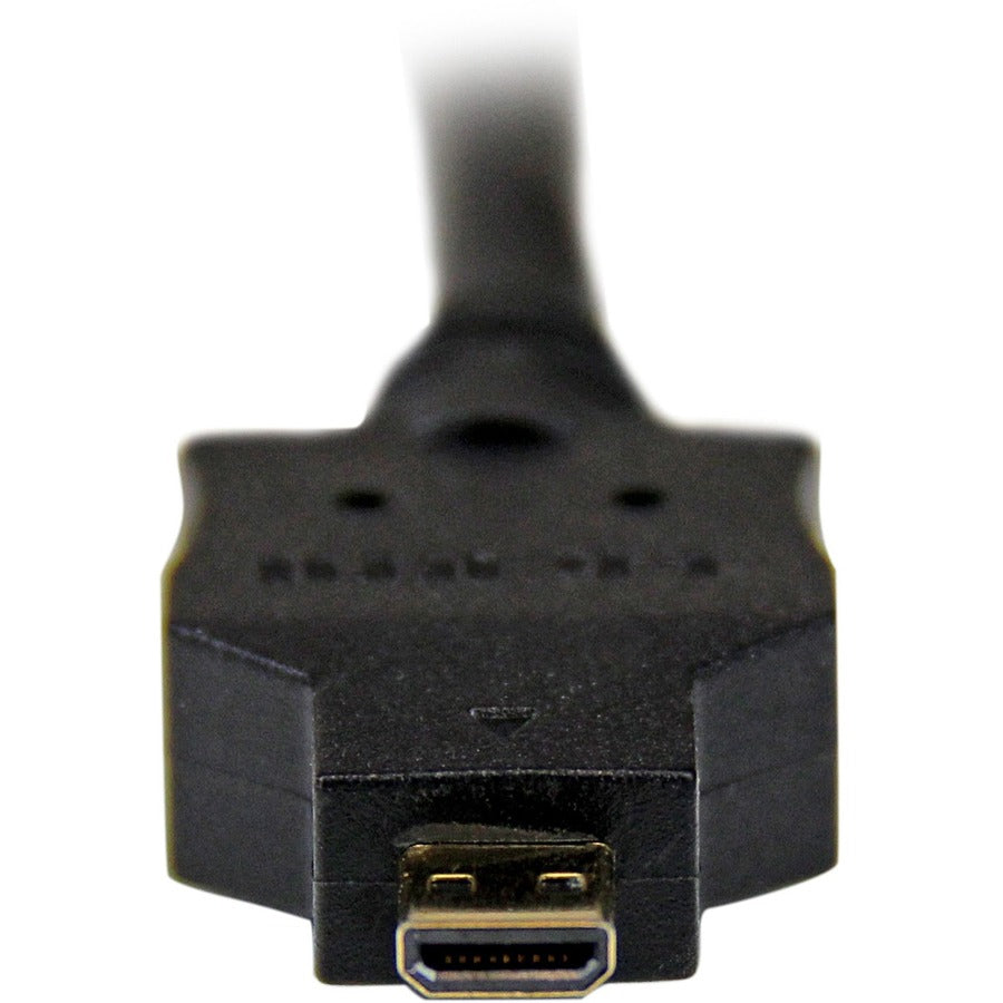 StarTech.com 6ft (2m) Micro HDMI to DVI Cable, Micro HDMI to DVI Adapter Cable, Micro HDMI Type-D to DVI-D Monitor/Display Converter Cord HDDDVIMM2M