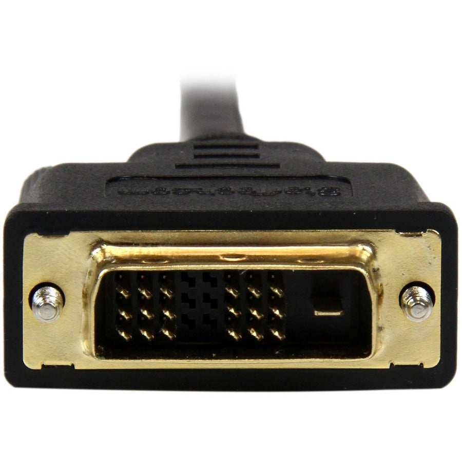 StarTech.com 6ft (2m) Micro HDMI to DVI Cable, Micro HDMI to DVI Adapter Cable, Micro HDMI Type-D to DVI-D Monitor/Display Converter Cord HDDDVIMM2M