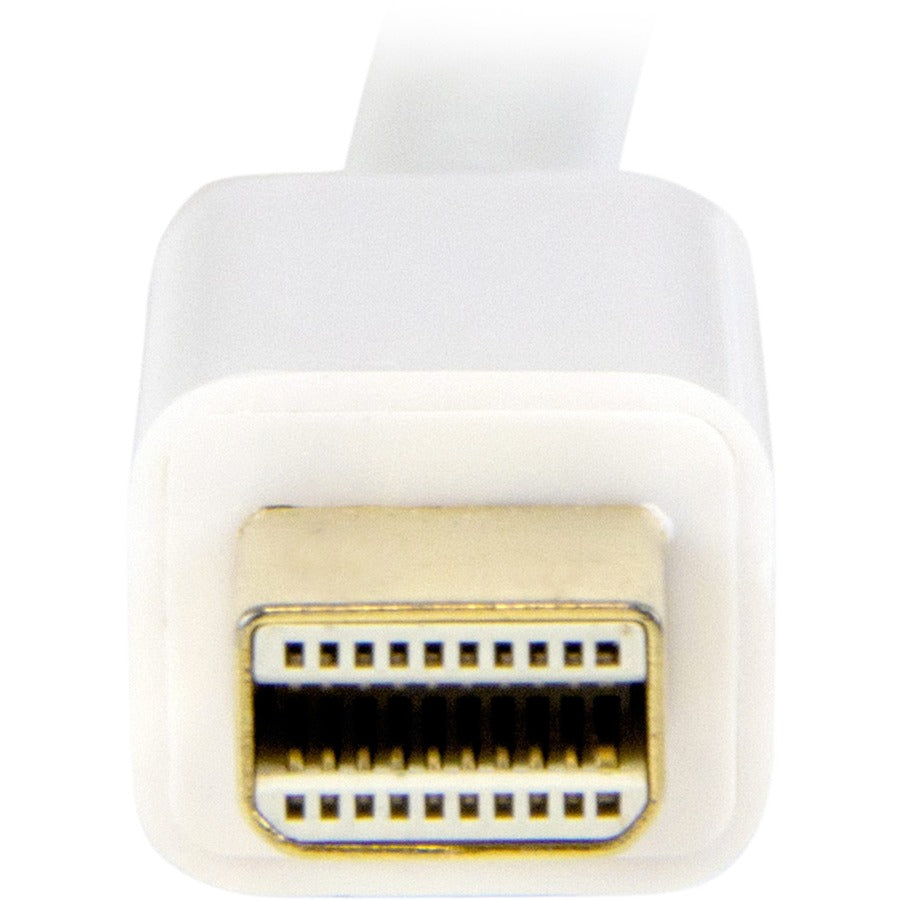 StarTech.com Mini DisplayPort to HDMI Converter Cable - 6 ft (2m) - 4K - White MDP2HDMM2MW