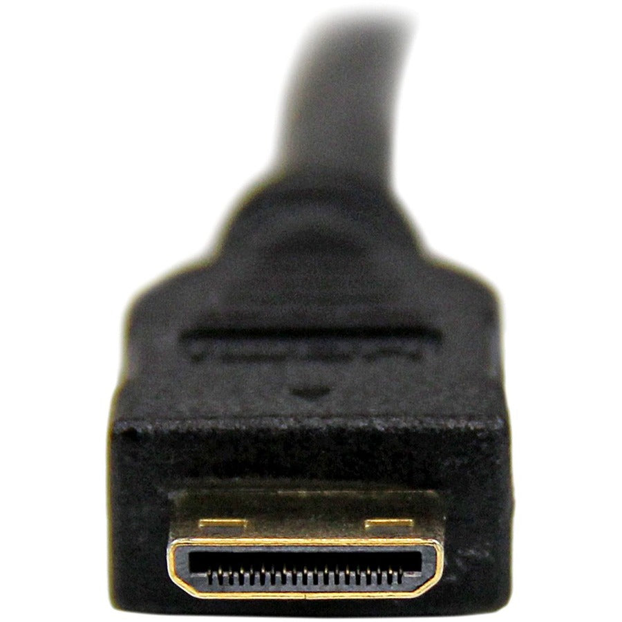 StarTech.com 1m (3.3 ft) Mini HDMI to DVI Cable, DVI-D to HDMI Cable (1920x1200p), HDMI Mini Male to DVI-D Male Display Cable Adapter HDCDVIMM1M