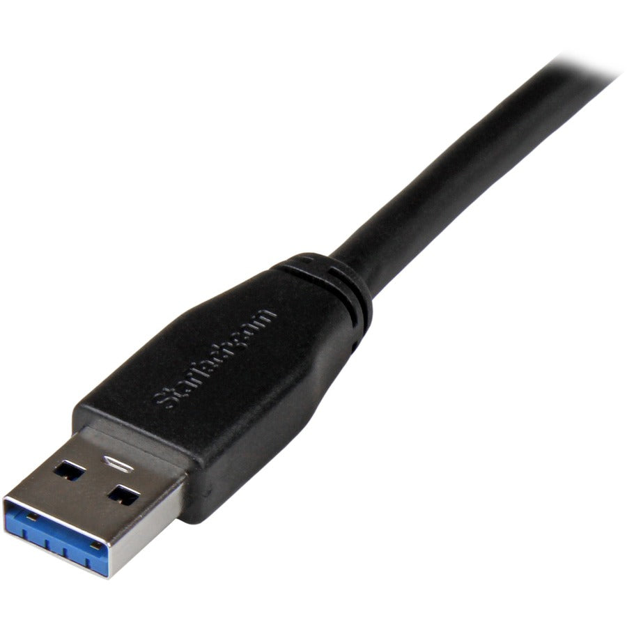 StarTech.com 10m 30 ft Active USB 3.0 USB-A to USB-B Cable - M/M - USB A to B Cable - USB 3.1 Gen 1 (5 Gbps) USB3SAB10M