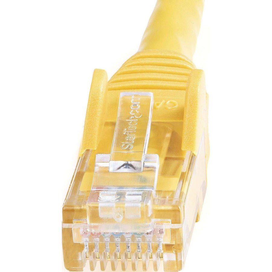 StarTech.com Câble Ethernet CAT6 de 20 pieds - Gigabit sans accroc jaune - Cordon de brassage PoE UTP 650 MHz de catégorie 6 100 W Câblage certifié UL/TIA N6PATCH20YL