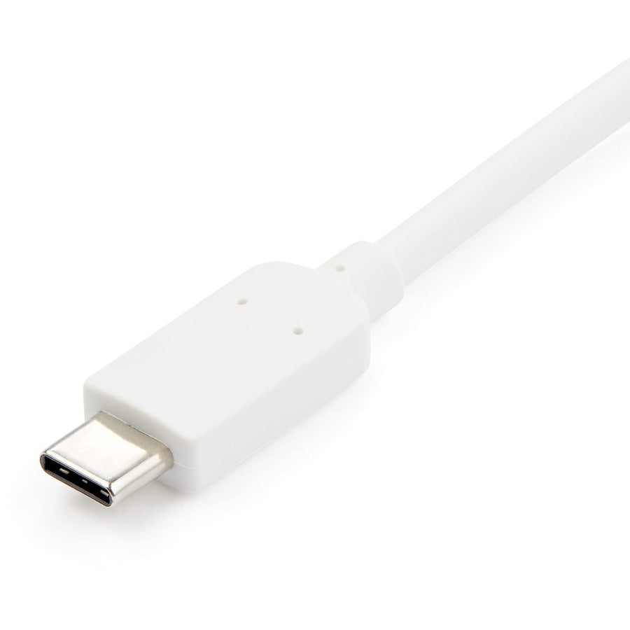 StarTech.com Adaptateur USB C vers HDMI 2.0 4K 60 Hz avec charge pass-through 60 W - Convertisseur vidéo USB Type-C vers HDMI - Blanc CDP2HDUCPW