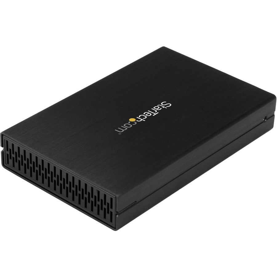 StarTech.com Boîtier de disque dur USB-C 2,5" - USB 3.1 Type C - avec câble USB-C et USB-A - Boîtier de disque dur USB 3.0 S251BU31315