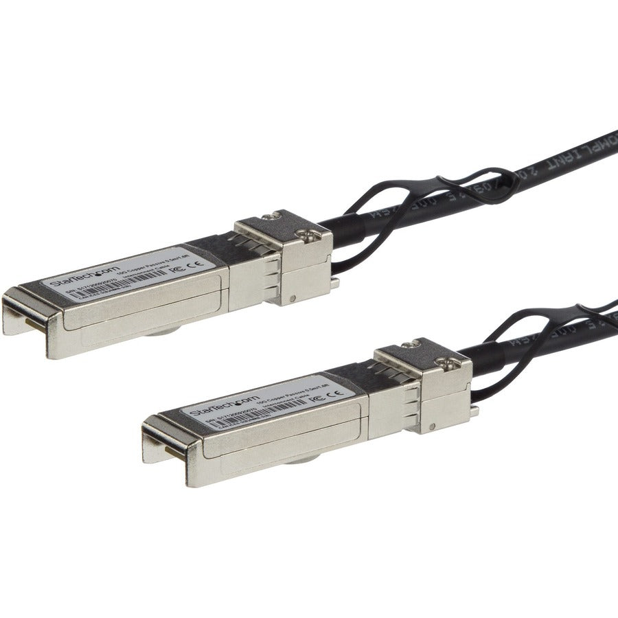 StarTech.com MSA Uncoded Compatible 3m 10G SFP+ to SFP+ Direct Attach Cable - 10 GbE SFP+ Copper DAC 10 Gbps Low Power Passive Twinax SFP10GPC3M