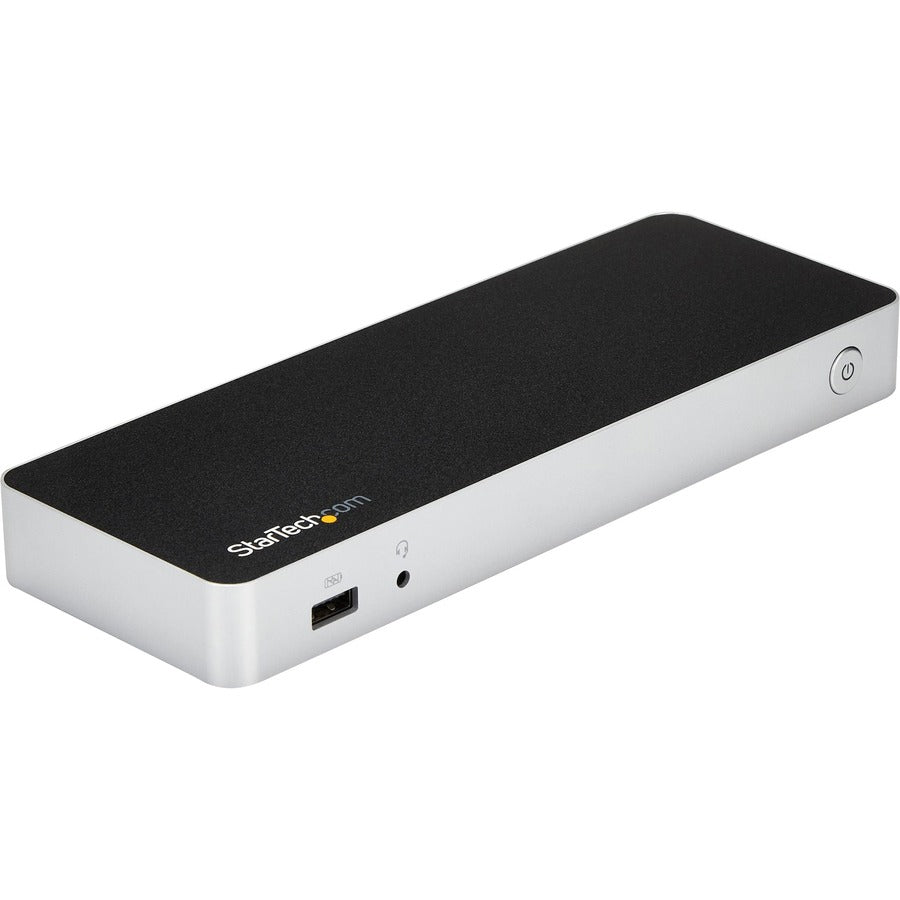 StarTech.com Dual Monitor USB C Docking Station w/ 60W Power Delivery - USB 3.1 Gen 1 Type C to HDMI or DVI - 5x USB - Windows Laptop Dock MST30C2HHPD