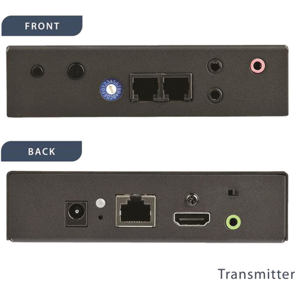 StarTech.com HDMI over IP Extender Kit with Video Wall Support - 1080p - HDMI over Cat5 / Cat6 Transmitter and Receiver Kit (ST12MHDLAN2K) ST12MHDLAN2K