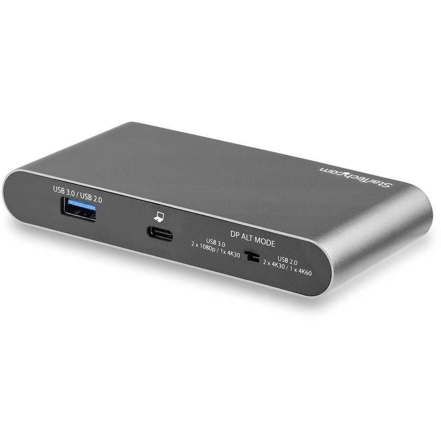 StarTech.com Station d'accueil USB C - Station d'accueil HDMI USB-C double moniteur 4K - Passthrough d'alimentation 100 W, GbE, 2x USB-A - Adaptateur multiport DK30C2HAGPD