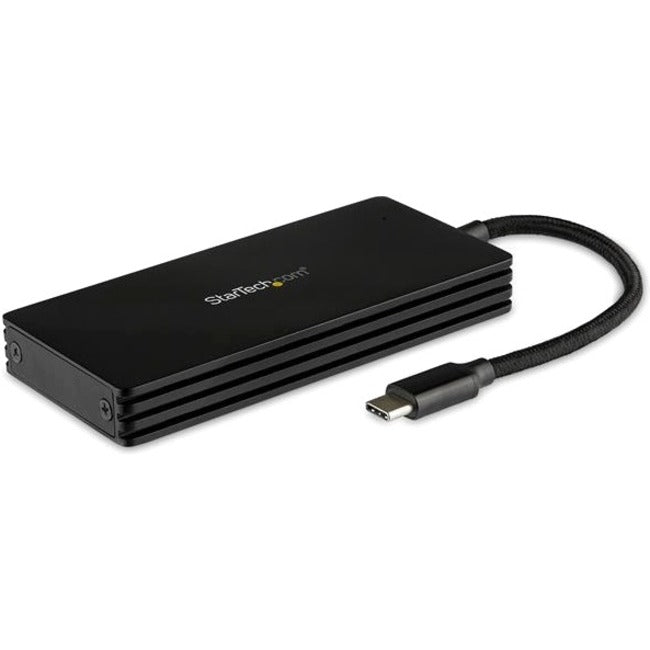 StarTech.com Boîtier SSD M.2 pour disques SATA M.2 - USB 3.1 Gen 2 - Boîtier externe M.2 pour ordinateur portable USB-C - Adaptateur USB M.2 SATA SM21BMU31CI3