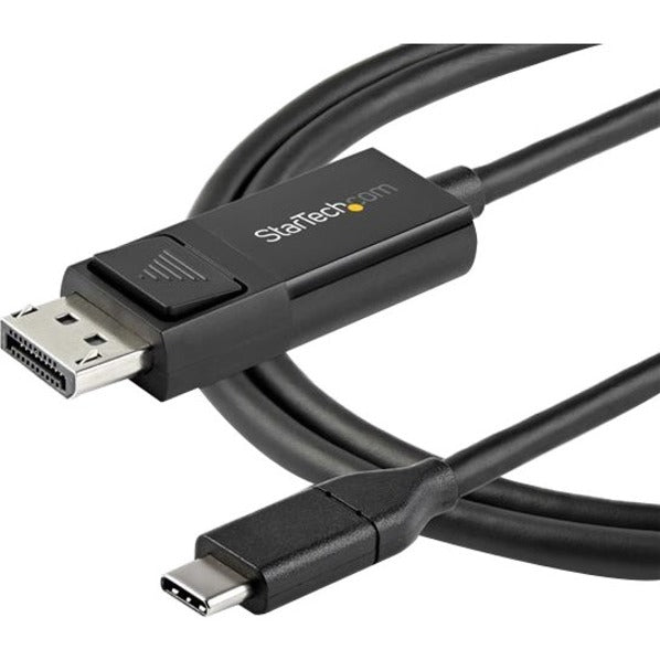 StarTech.com Câble USB C vers DisplayPort 1.2 de 1 m 4K 60 Hz - Adaptateur vidéo réversible DP vers USB-C / USB-C vers DP Câble de moniteur HBR2/HDR CDP2DP1MBD