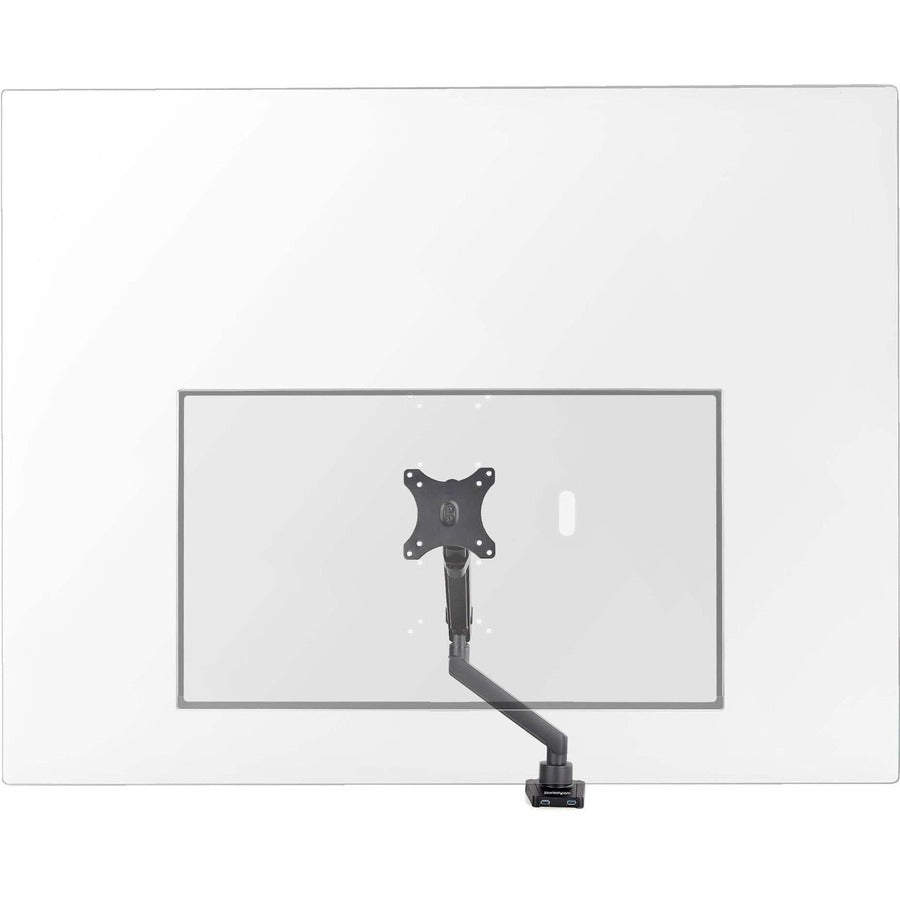 StarTech.com Acrylic Shield/Sneeze Guard - Clear Protective Cough Barrier/Screen for Office Desk - For VESA Mounted Monitors - 35"x45" MONPROTECT