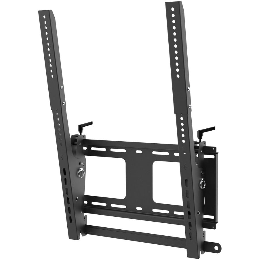 StarTech.com Portrait/Vertical TV Wall Mount, Heavy Duty TV Mount for 40-55 inch VESA Display (110lb/50kg), Tilt, w/Lockable Security Bar FPWTLTPORT