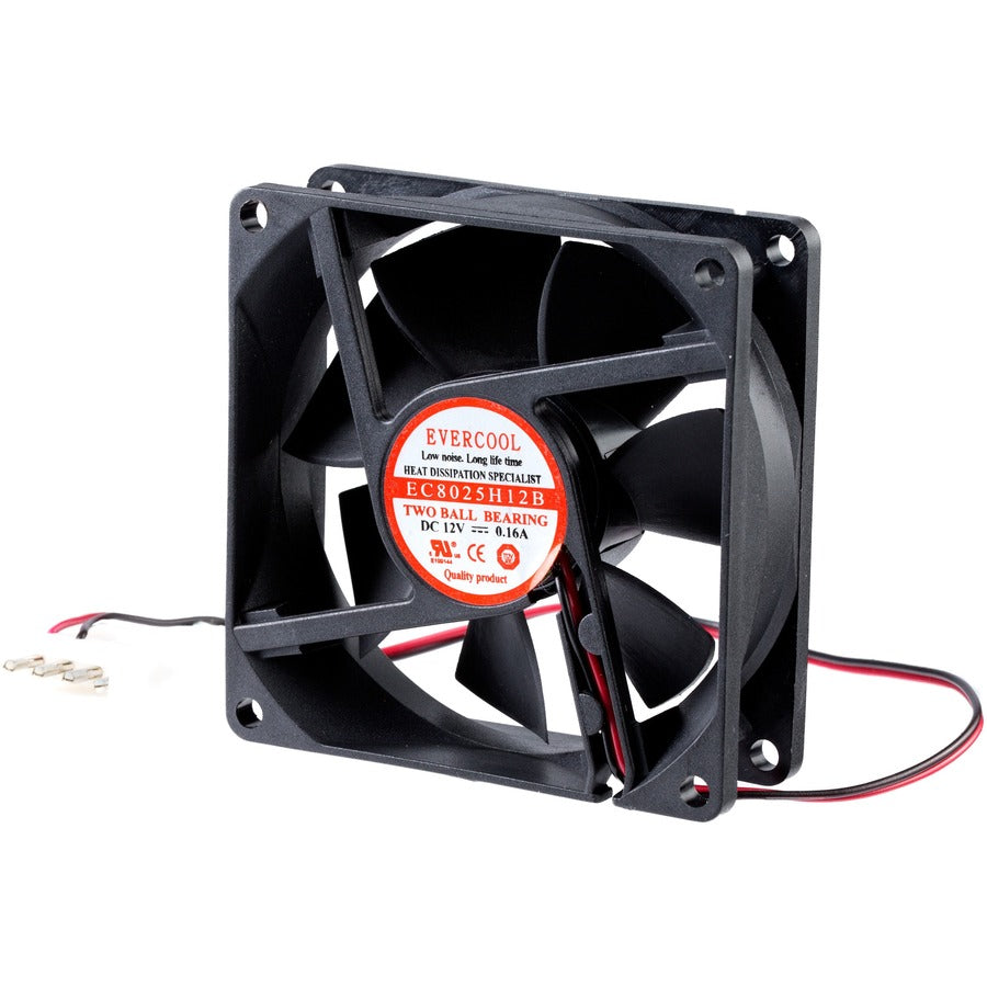 StarTech.com 80x25mm Dual Ball Bearing Computer Case Fan w/ LP4 Connector - System fan kit - 80 mm FANBOX