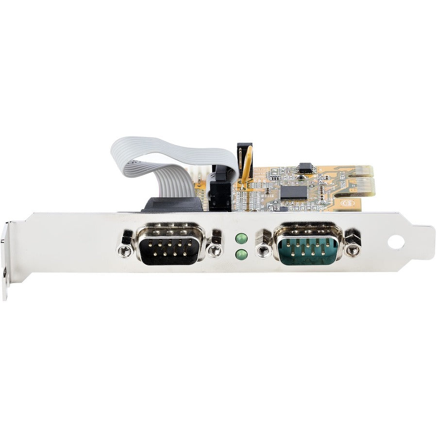 StarTech.com 2-Port PCI Express Serial Card, Dual Port PCIe to RS232 (DB9) Serial Card, 16C1050 UART, COM Retention, Windows & Linux 21050-PC-SERIAL-CARD