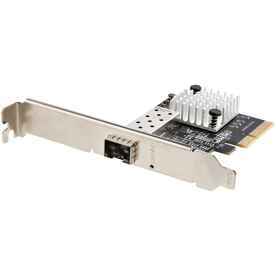 StarTech.com Carte PCIe SFP+ 10G, adaptateur réseau à port SFP+ unique, SFP+ ouvert pour modules/câbles conformes MSA, carte NIC PCIe 10 Gigabit PEX10GSFP