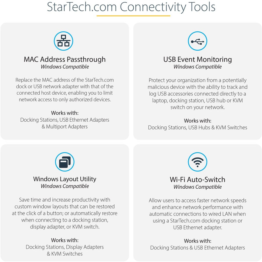 StarTech.com USB-C Triple Monitor Docking Station - Triple 4K HDMI/DP USB-C Dock - 5x USB Hub - GbE - 100W PD - Universal / Multi Monitor 116N-USBC-DOCK