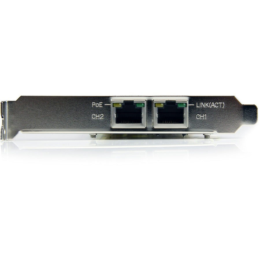 StarTech.com Adaptateur de carte réseau PCI Express Gigabit Ethernet double port PCIe - PoE/PSE ST2000PEXPSE