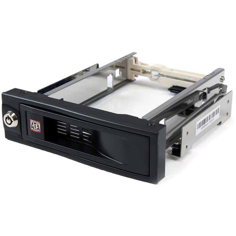 StarTech.com StarTech.com 5.25" Tray-Less SATA Hot-Swap Hard Drive Bay - Storage mobile rack - black HSB100SATBK