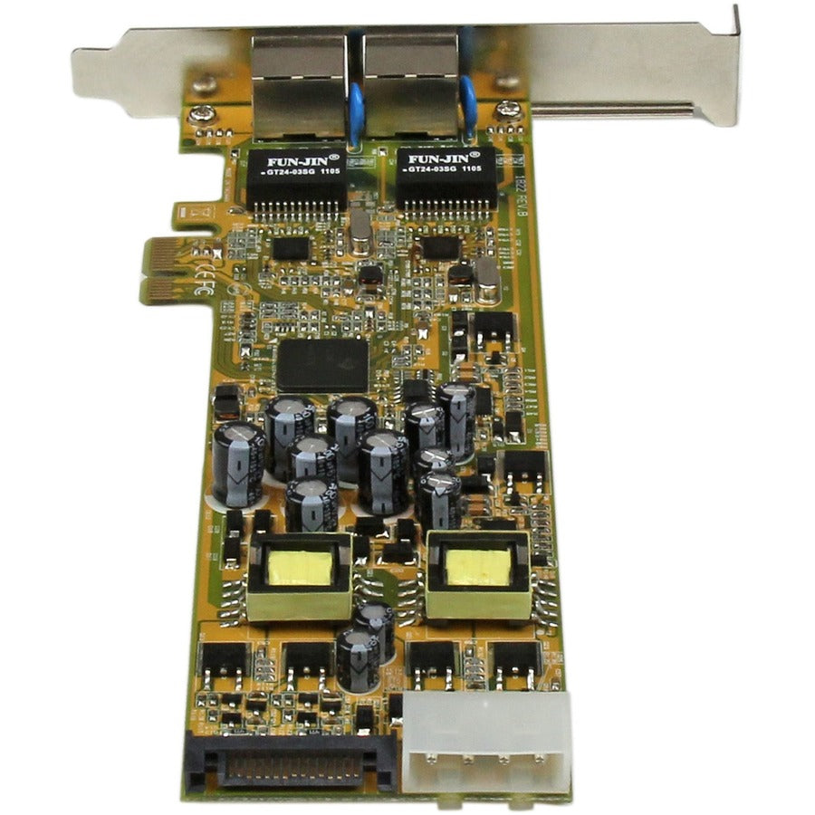 StarTech.com Adaptateur de carte réseau PCI Express Gigabit Ethernet double port PCIe - PoE/PSE ST2000PEXPSE