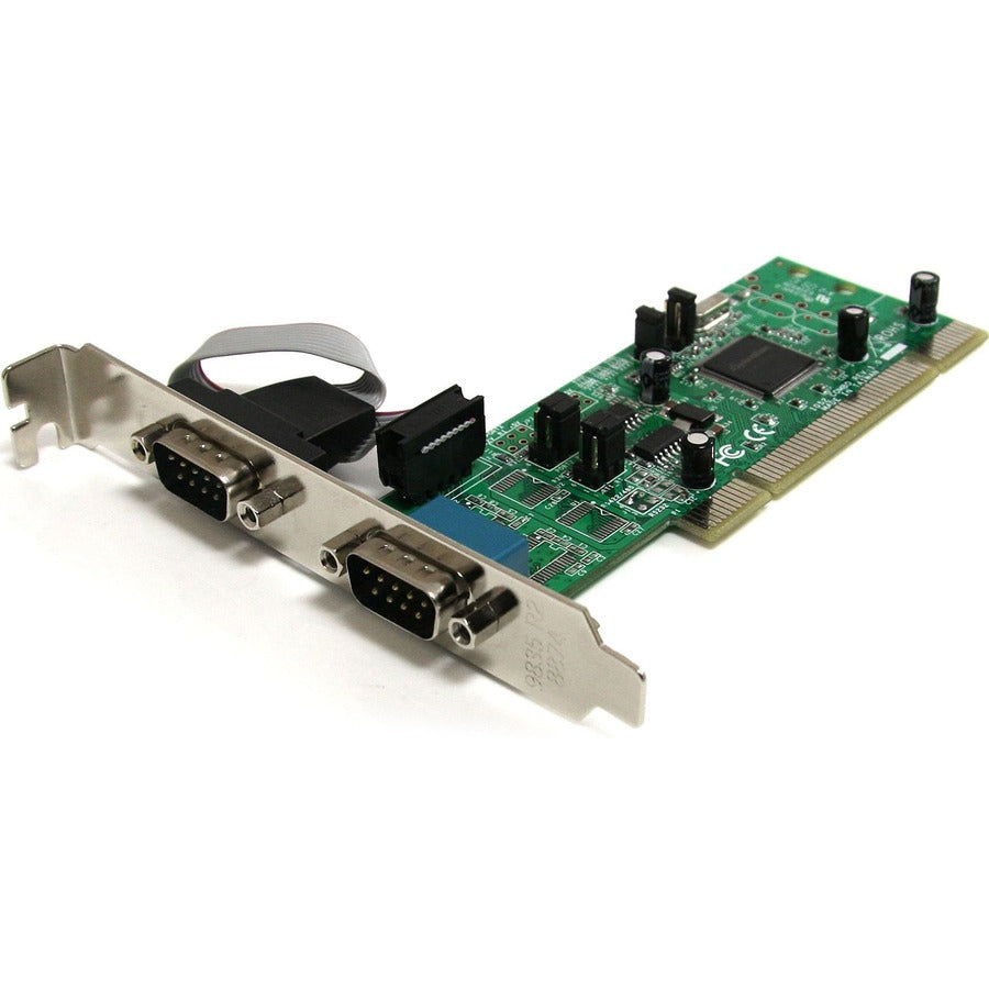 StarTech.com Carte adaptateur série PCI RS422/485 2 ports avec UART 161050 PCI2S4851050