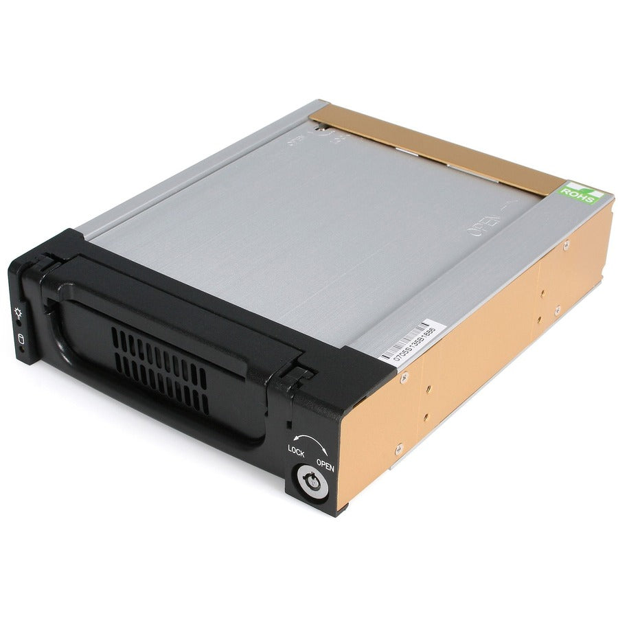 StarTech.com StarTech.com Aluminum Black SATA Hard Drive Drawer - Storage mobile rack - black DRW150SATBK