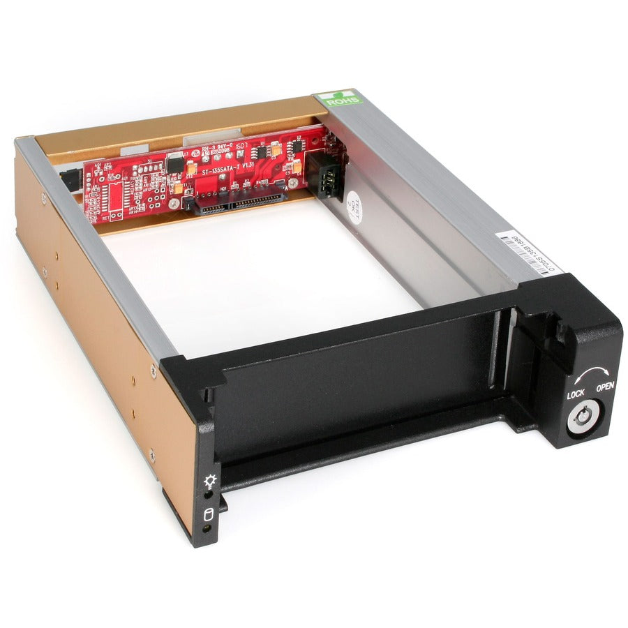 StarTech.com StarTech.com Aluminum Black SATA Hard Drive Drawer - Storage mobile rack - black DRW150SATBK