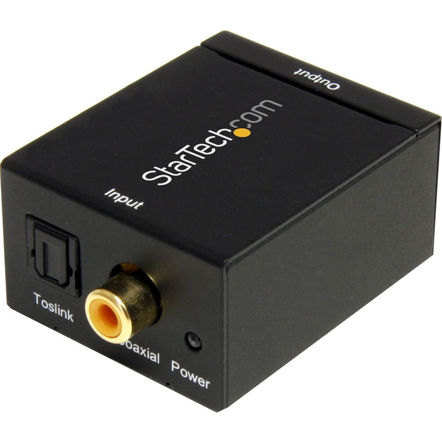 StarTech.com Convertisseur audio coaxial numérique SPDIF ou Toslink optique vers stéréo RCA SPDIF2AA