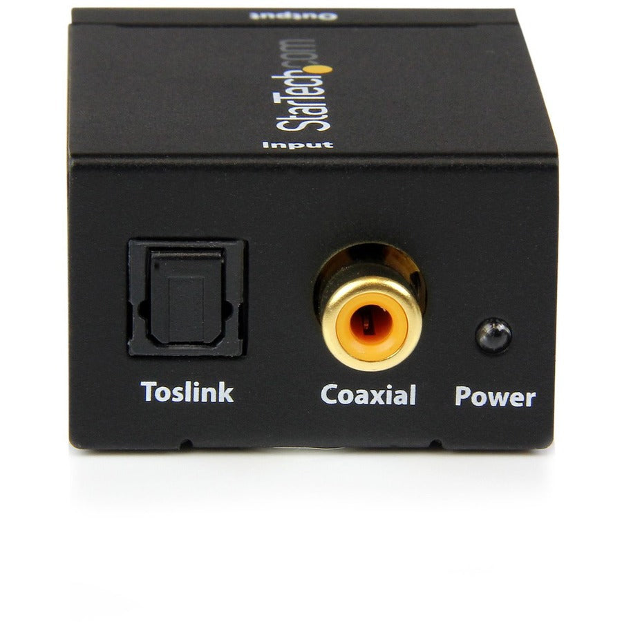 StarTech.com SPDIF Digital Coaxial or Toslink Optical to Stereo RCA Audio Converter SPDIF2AA