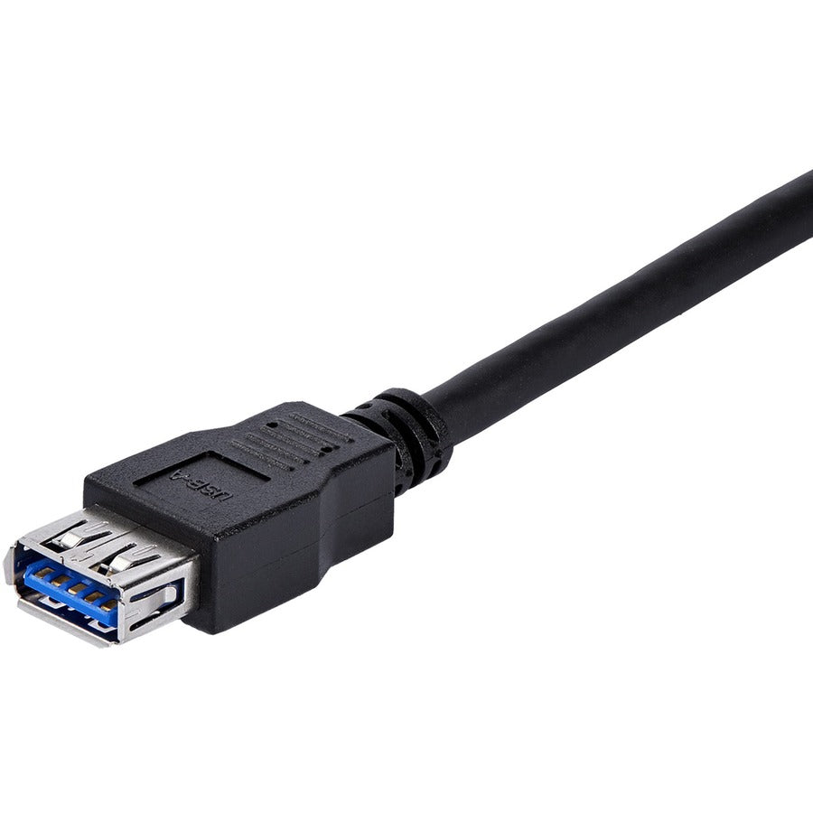 StarTech.com Câble d'extension USB 3.0 SuperSpeed ​​noir A vers A de 1 m - M/F USB3SEXT1MBK