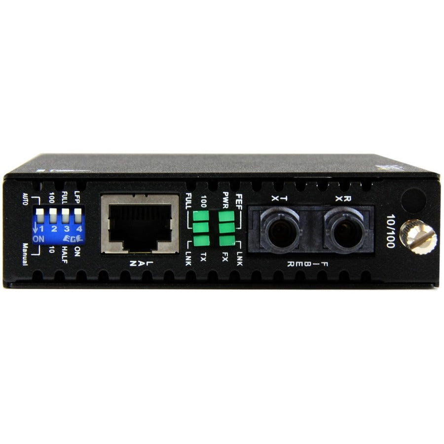 StarTech.com 10/100 Mbps Multi Mode Fiber Media Converter ST 2 km ET90110ST2