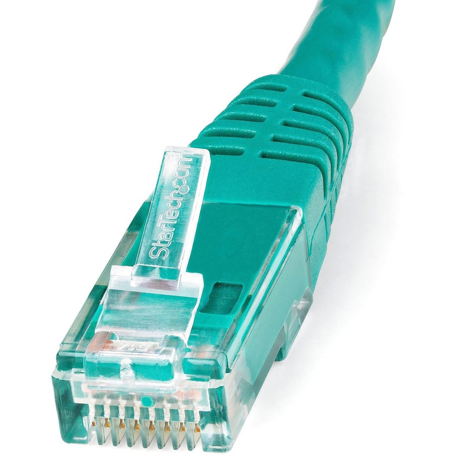 StarTech.com Câble Ethernet CAT6 de 4,5 m – Gigabit moulé vert – 100 W PoE UTP 650 MHz – Cordon de brassage catégorie 6 Câblage certifié UL/TIA C6PATCH15GN