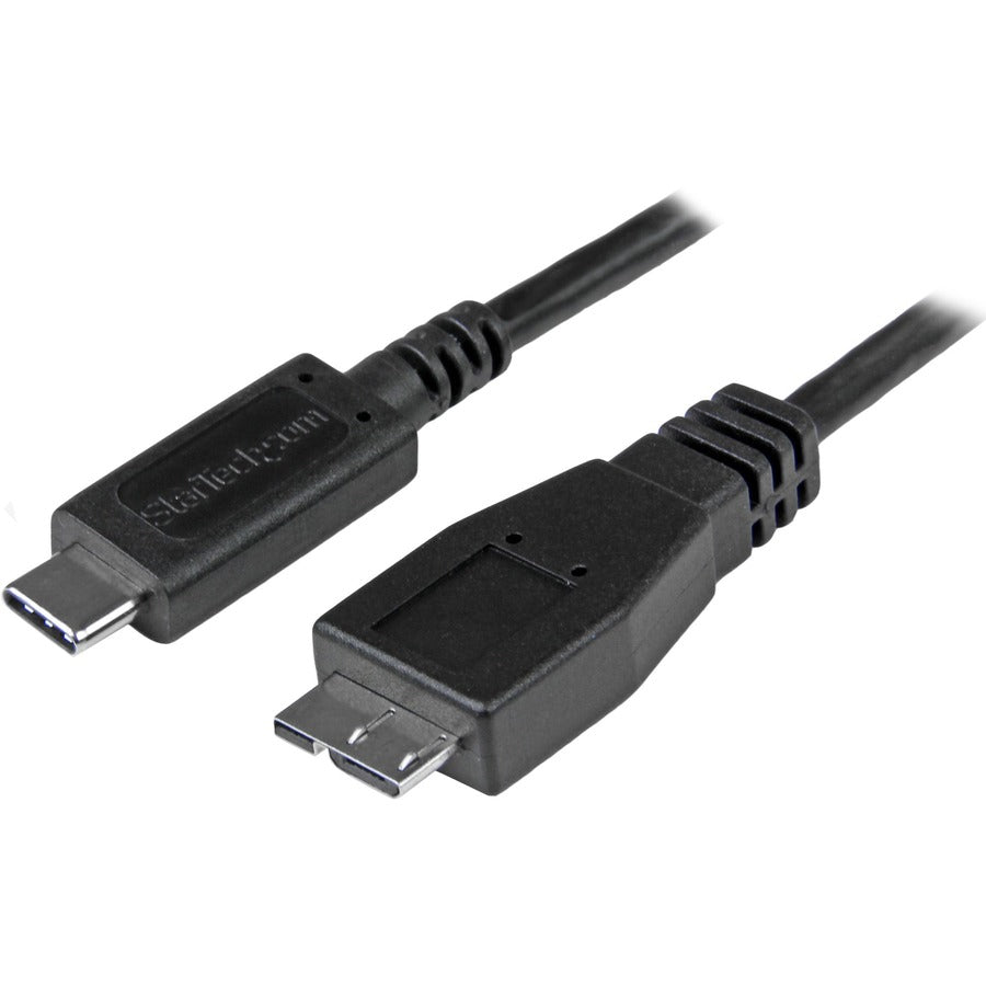 StarTech.com Câble USB C vers Micro USB - 3 pi / 1 m - USB 3.1 - 10 Gbit/s - Cordon Micro USB - Câble USB Type C vers Micro USB USB31CUB1M