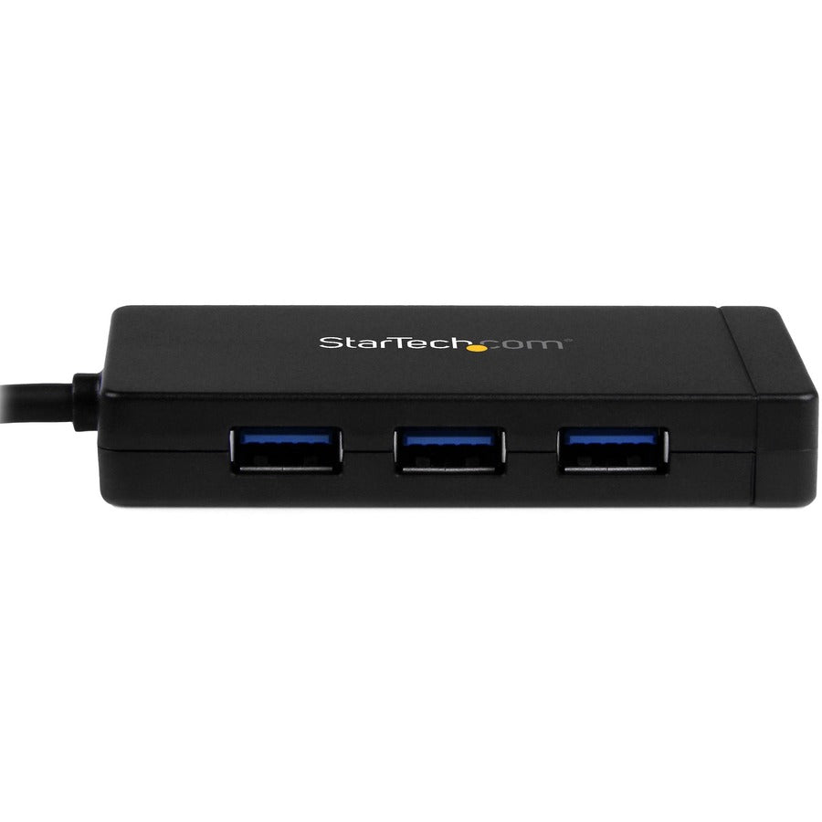 StarTech.com USB-C to Ethernet Adapter - Gigabit - 3 Port USB C to USB Hub and Power Adapter - Thunderbolt 3 Compatible HB30C3A1GE