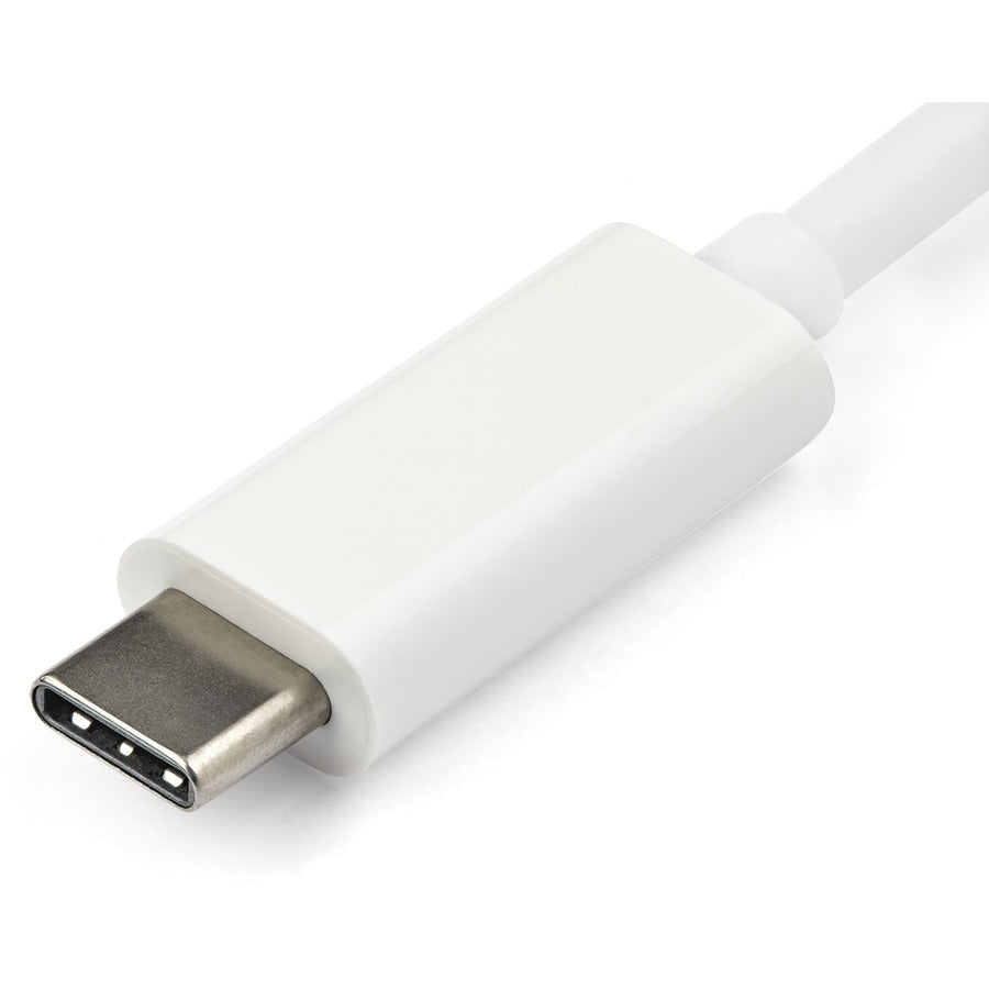 StarTech.com USB-C to VGA Adapter - White - Thunderbolt 3 Compatible - USB C Adapter - USB Type C to VGA Dongle Converter CDP2VGAW